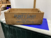 WOOD CRATE-PURITY DAIRY