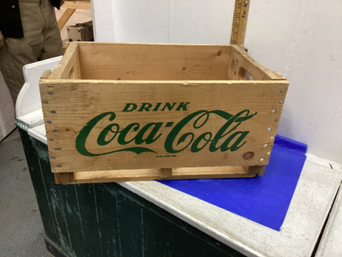 WOOD COKE CRATE