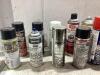 SHOP BOX OF MIXED FLUIDS W/ SILICONE LUBRICANT, PRE-BUFF CLEANER, ANTI-RUST & MISCELLANEOUS - 4