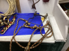 CURVE BIT W/REINS, LARIAT-HAND BRAIDED, WATER BAG, SPACERS - 3