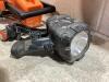 SHOP BOX W/ FLASHLIGHTS, BOOSTER CABLES & MISCELLANEOUS - 4