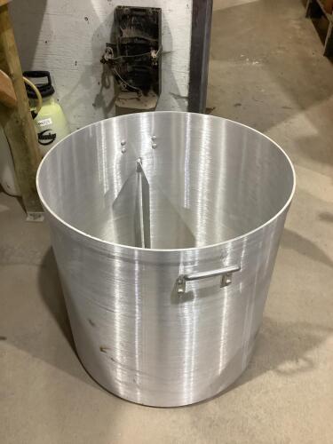 LARGE METAL POT - 23" DIAMETER & 23" HEIGHT