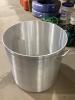 LARGE METAL POT - 23" DIAMETER & 23" HEIGHT - 2