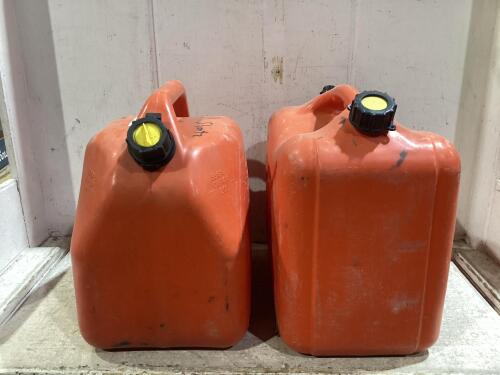 (2) JERRY CANS 22.7L & 5.3L