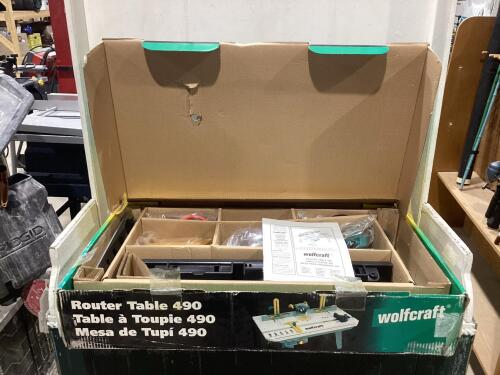 WOOFCRAFT ROUTER TABLE 490