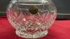 COLLECTION OF CRYSTAL PIECES - LIDDED CANDY DISH, BASKET, SALT & PEPPER SHAKERS - 4