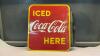 DOUBLE SIDED ICED COCA-COLA SIGN - 4