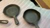 CAST PANS & GRIDDLES (ONE IS A LODGE) - 4