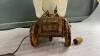 WOODEN COVERED WAGON LAMP - 4