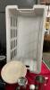 CRATE W/LAGOSTINA PASTA MAKER, PURSES, MISC BOWLS ETC - 3
