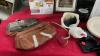 CRATE W/LAGOSTINA PASTA MAKER, PURSES, MISC BOWLS ETC - 4