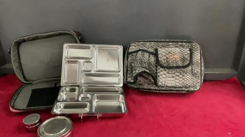 (2) PLANET BOX STAINLESS LUNCH KITS