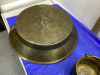 GOLD PAN AND BRASS POT - 2