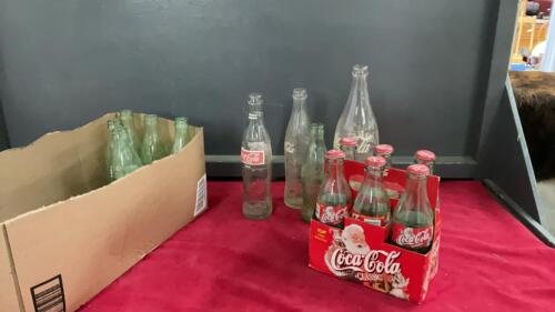 VARIETY OF COCA-COLA BOTTLES,