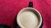 BLUE POTTERY MUG & PLATE SET + ONE SUGAR BOWL - 3
