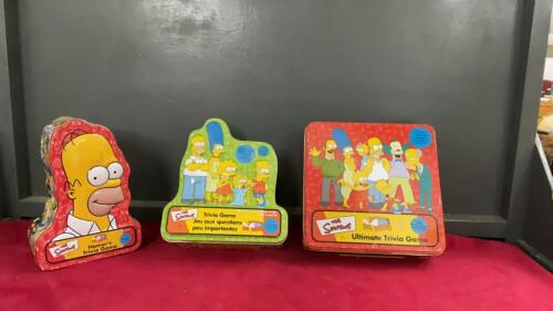 (3) SIMPSONS GAMES IN TINS