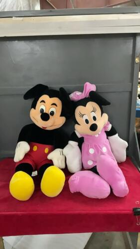 LARGE MICKEY & MINNIE MOUSE STUFFIES