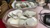 VARIETY OF SHELLS, CANDLE HOLDERS, ALARM CLOCK, SMALL OVAL TIN CONTAINERS - 2