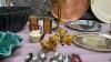 COLLECTOR SPOONS, MIRRORED COASTER, SALT & PEPPER SHAKER, BMP BOWL, HOCKEY STICK PENCILS, PLATTERS - 3
