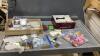 (2) BOXES WITH CRAFTING ITEMS- FLOWERS, CUT OUTS, STENCILS, LETTERS