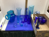 BLUE GLASSWARE