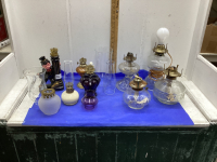 2-BOXES OIL LAMPS. PARTS