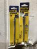 SHOP BOX OF MISCELLANEOUS W/ DRILL BITS, WRENCHES, HAMMERS, HANDSAW, PILERS & MISCELLANEOUS - 14