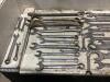 SHOP FLAT OF ASSORTED WRENCHES - SAE & METRIC - 2