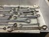SHOP FLAT OF ASSORTED WRENCHES - SAE & METRIC - 4