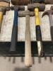 SHOP PAIL OF MIXED HAMMERS - 3