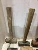 SHOP PAIL OF MIXED HAMMERS - 7