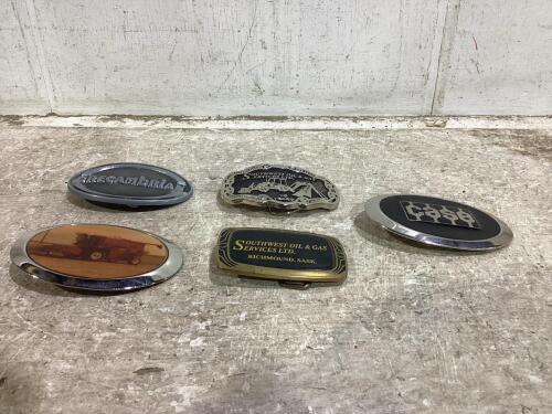 (5) BELT BUCKLES