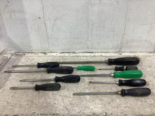 (10) SNAP-ON SCREWDRIVERS