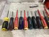 MILWAWKEE TOOL BOX OF MIXED SCREWDRIVERS - 2