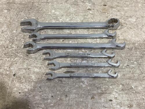 (6) SNAP-ON WRENCHES - SAE
