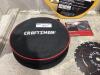 CRAFTSMAN SAW BLADE HOLDER W/ MIXED SAW BLADES - 2