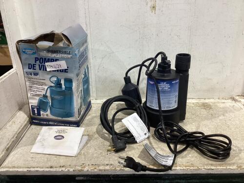 SUPERIOR 1/4HP SUBMERSIBLE SUMP PUMP