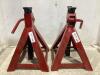 (2) AXLE STANDS