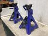 (2) CERTIFIED AXLE STANDS 3-TONS - 2