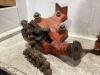 (2) RIDGID BENCH CHAIN VISES - 3