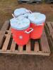 3 Rubbermaid Water Coolers