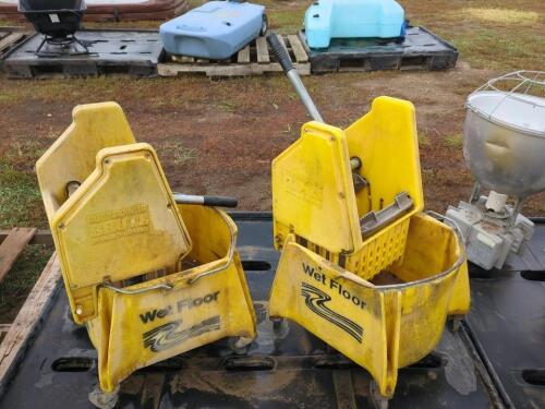 2 Mop Buckets