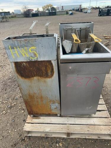 Pallet of deep fryers