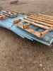 Stack of used metal sheeting - 4