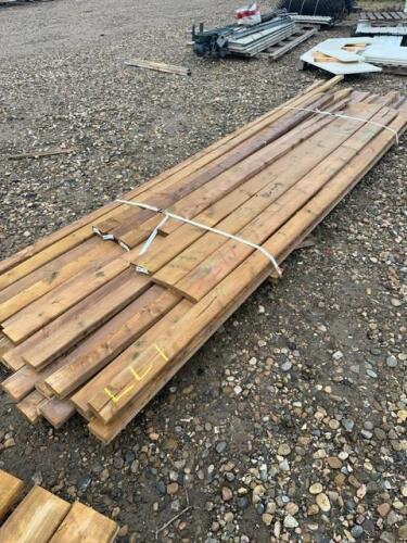 Lift of treated 2 x 4 and 2 x 6
