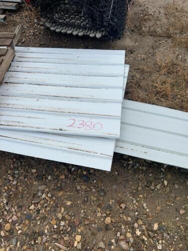 Lift of steel sheeting