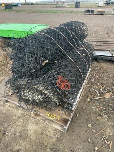 Lift of Coated chain-link fence