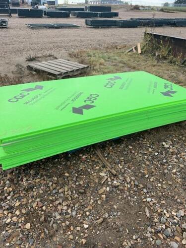 Lift of Securock Wallboard
