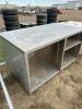 Stainless steel prep table - 2