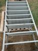 Set of steel upright shelves - 2